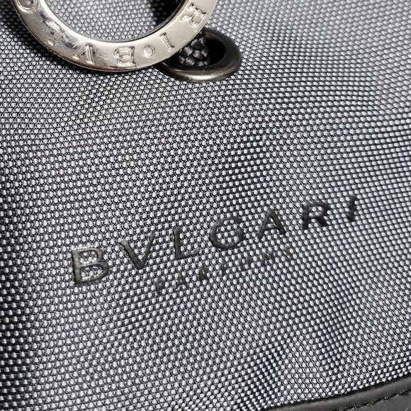 BVLGARI Travel bag duffle grey Large backpack - Picture 5 of 11
